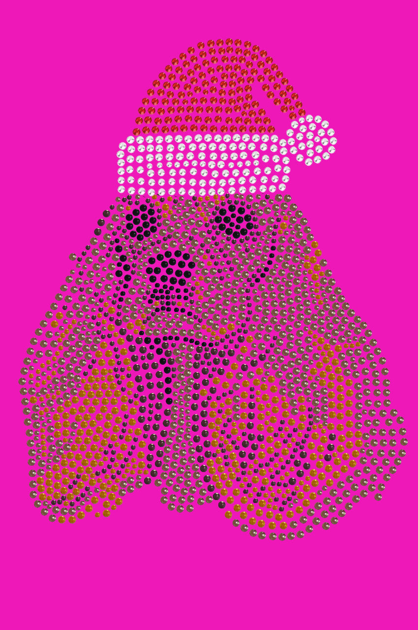 Cocker Spaniel with Santa Hat - Bandana