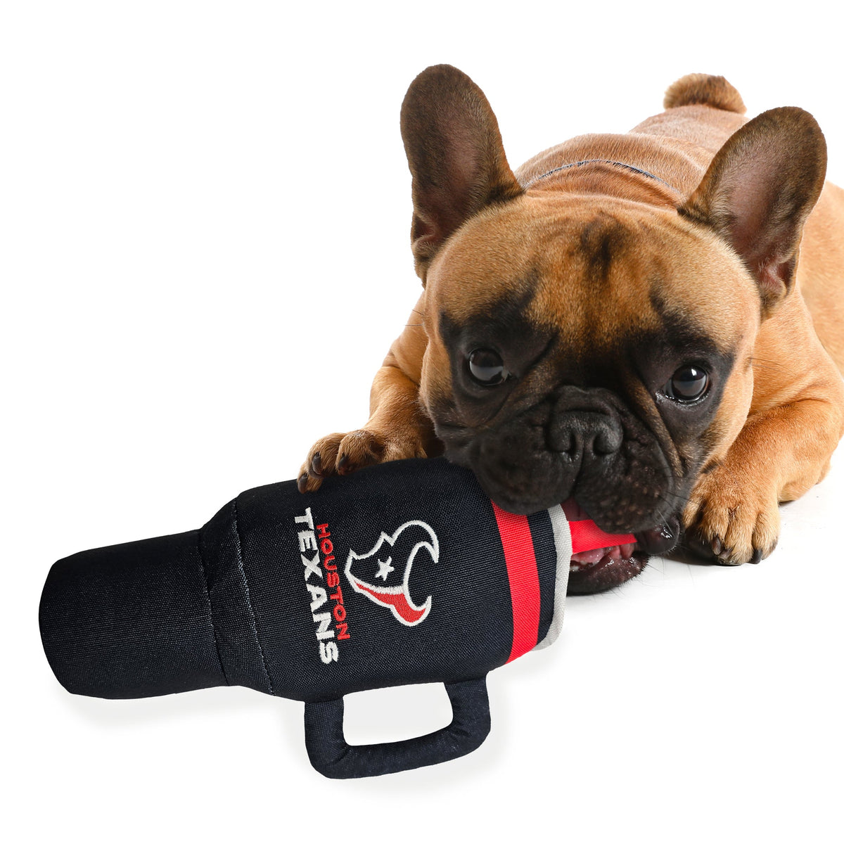 NFL Houston Texans Nylon Tumbler Dog Toy