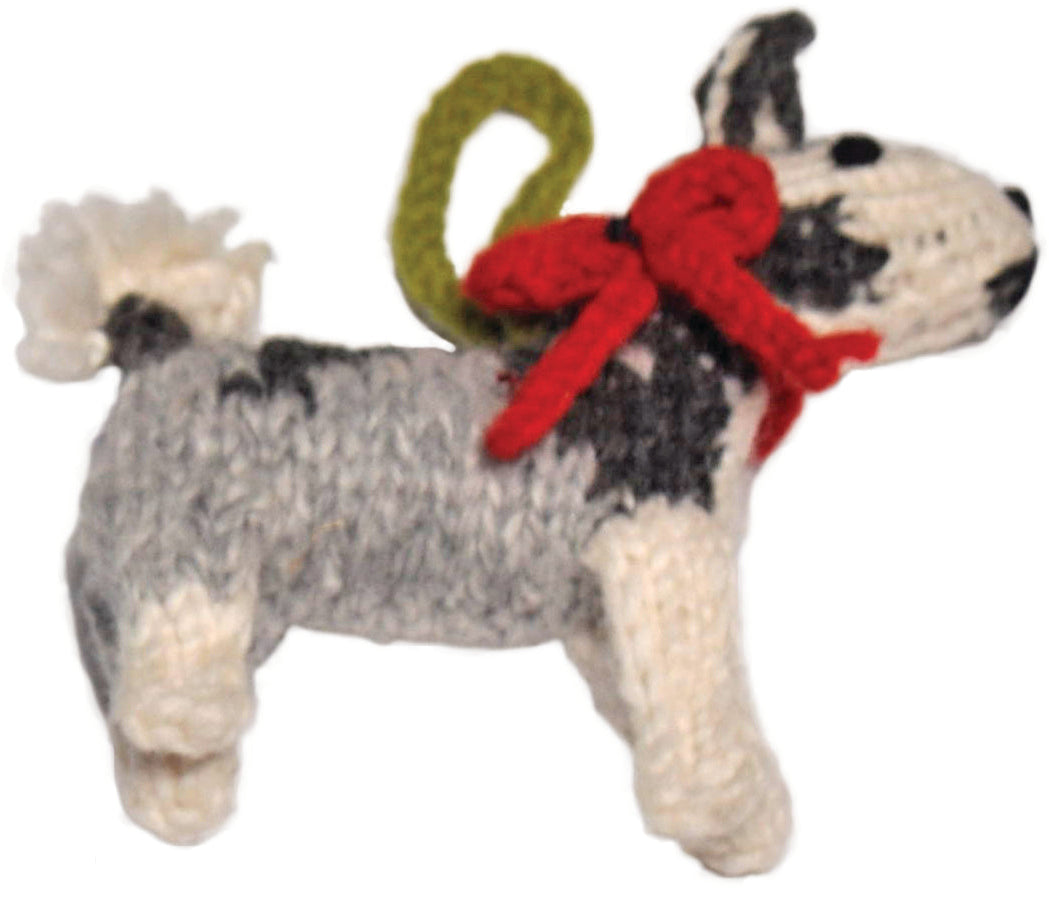 Chilly Dog Husky Hand Knit Wool Ornament