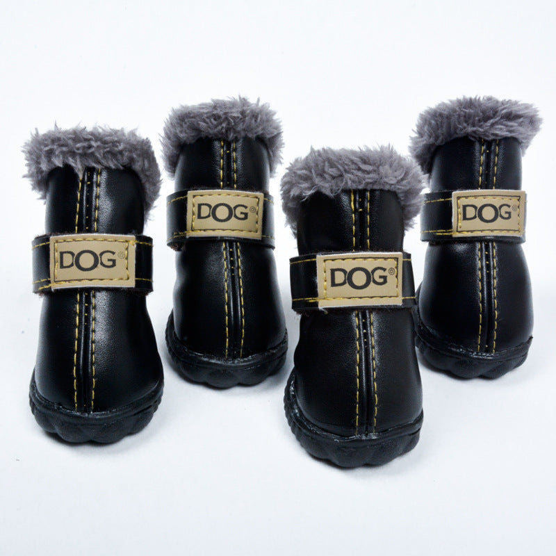 Dog Australia Waterproof Fleece-Lined Warm Dog Snow Boots