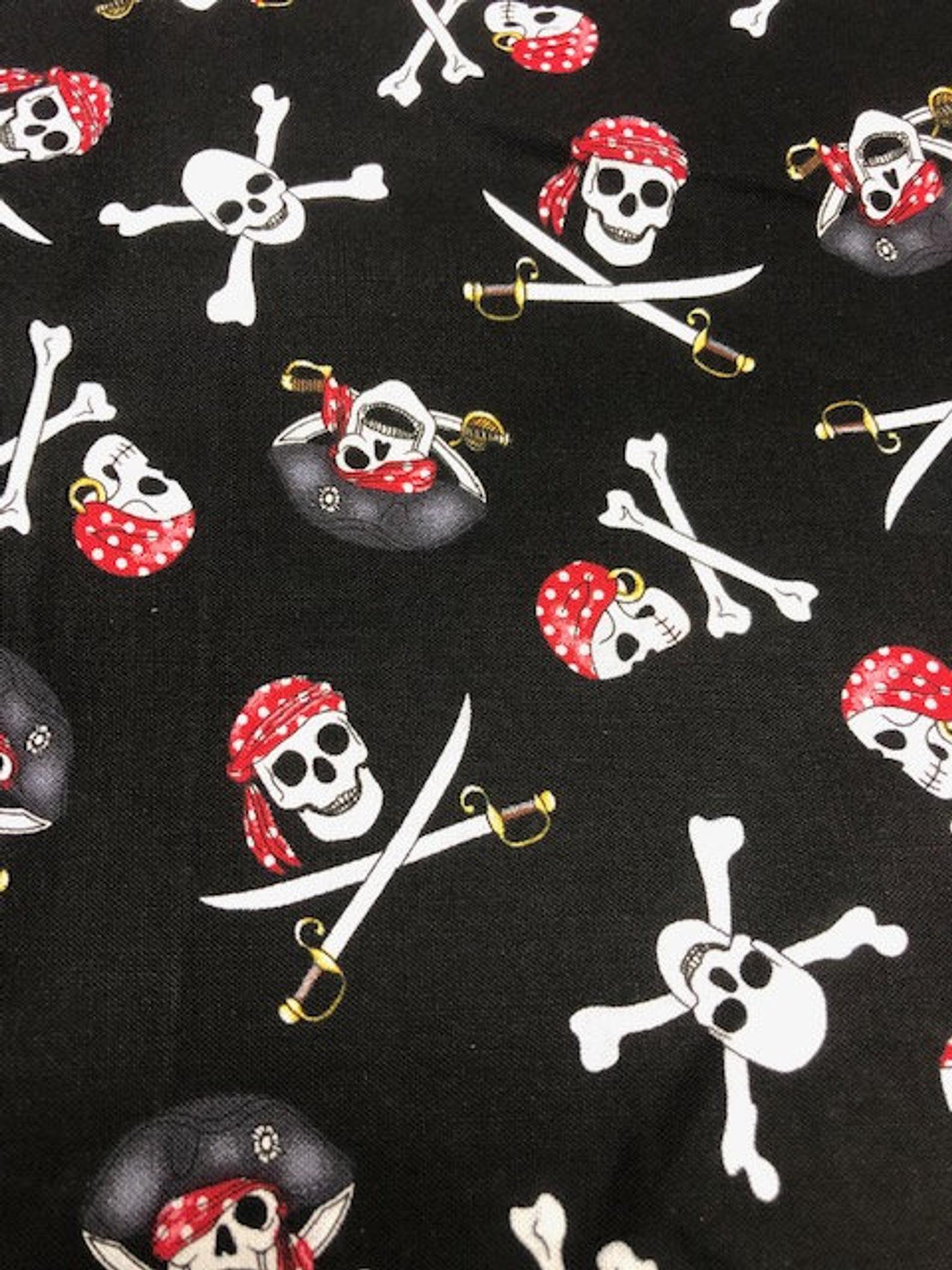 Halloween Dog Bandana Jolly Roger Skull