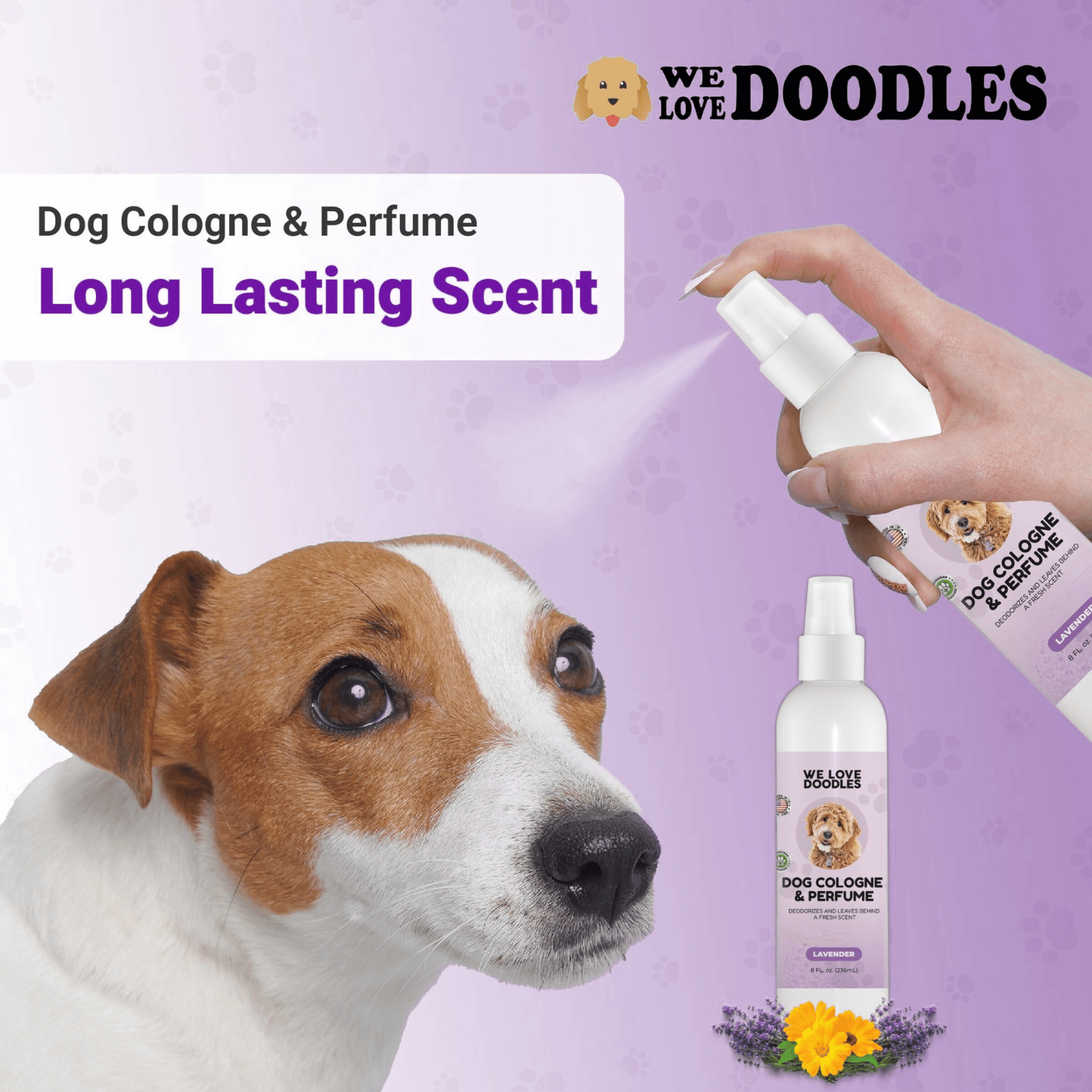 Dog Deodorizer, Cologne & Perfume (Lavender)