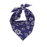 Hanukkah Dreidel Dog Bandana Navy