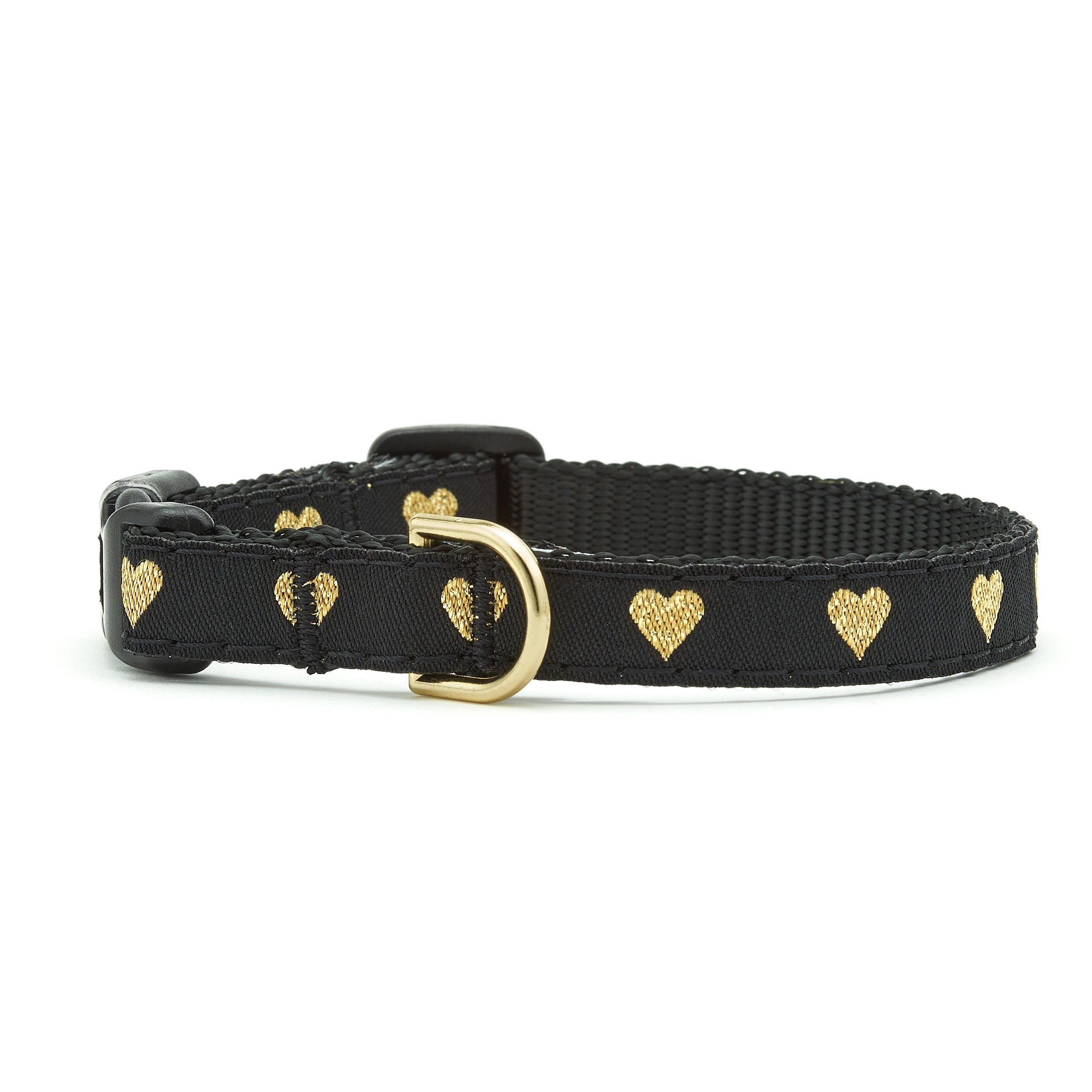 Heart of Gold Small Breed Dog Collar