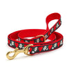 Up Country Hearts and Flowers Cast Brass Dog Leash
