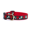 Up Country Hearts and Flowers Cast Brass Dog Collar