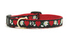 Up Country Hearts and Flowers Small Breed Dog Collar Made in USA