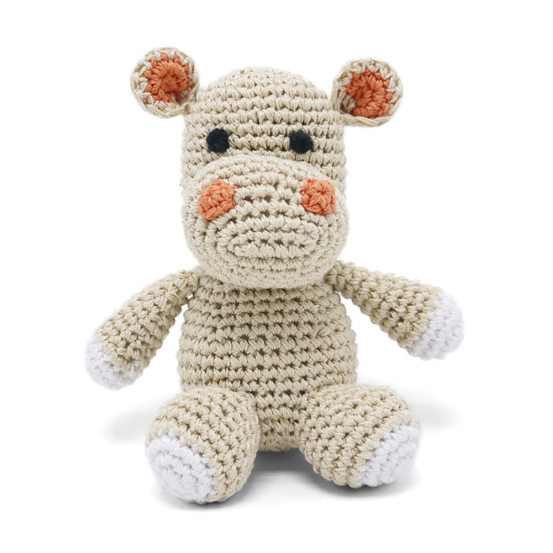 DOGO Hippo Crochet Dog Toy