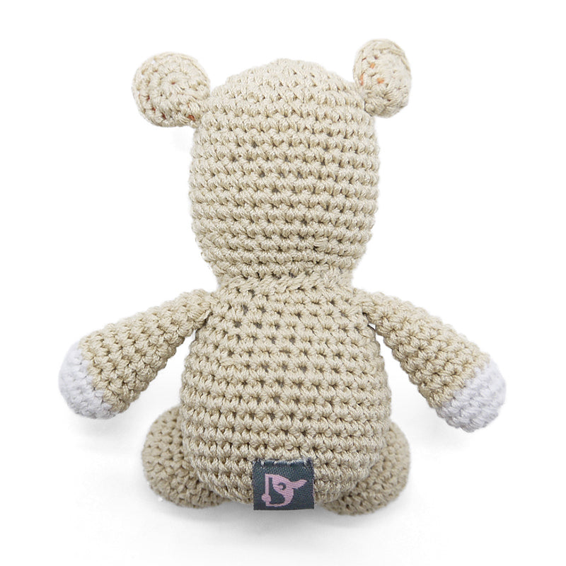 DOGO Hippo Crochet Dog Toy