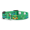 Up Country Hole in One Printed Cast Brass Dog Collar