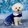 Holiday Dog Harness Dress - Snowflakes