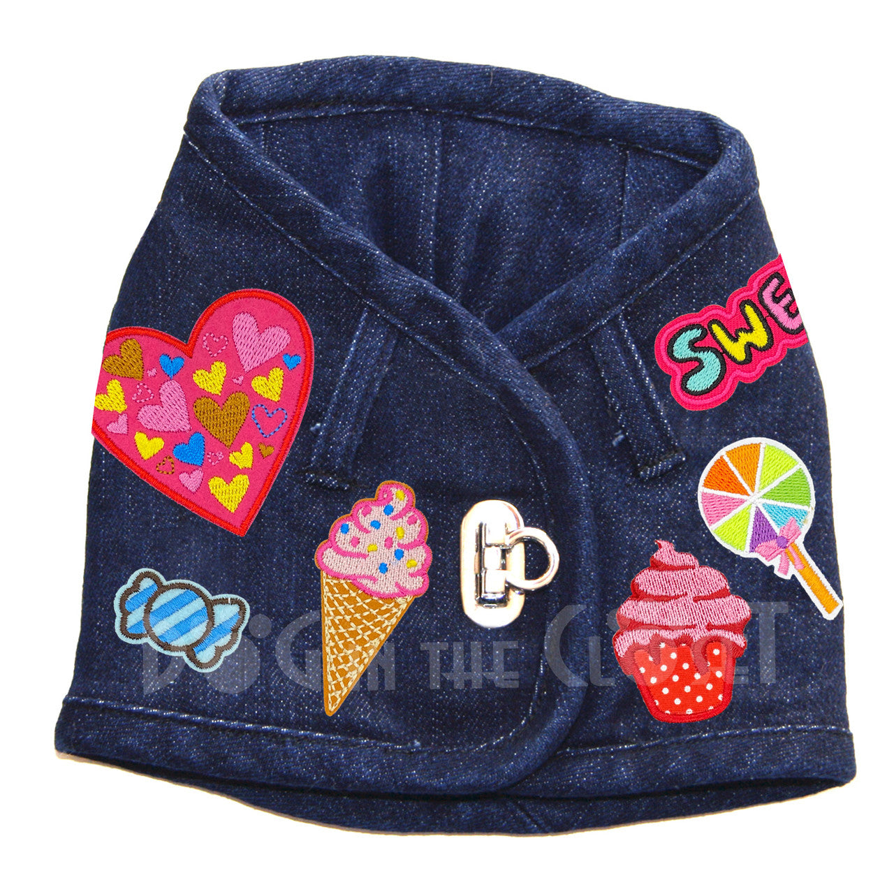 Sweet Treats Denim Harness Vest