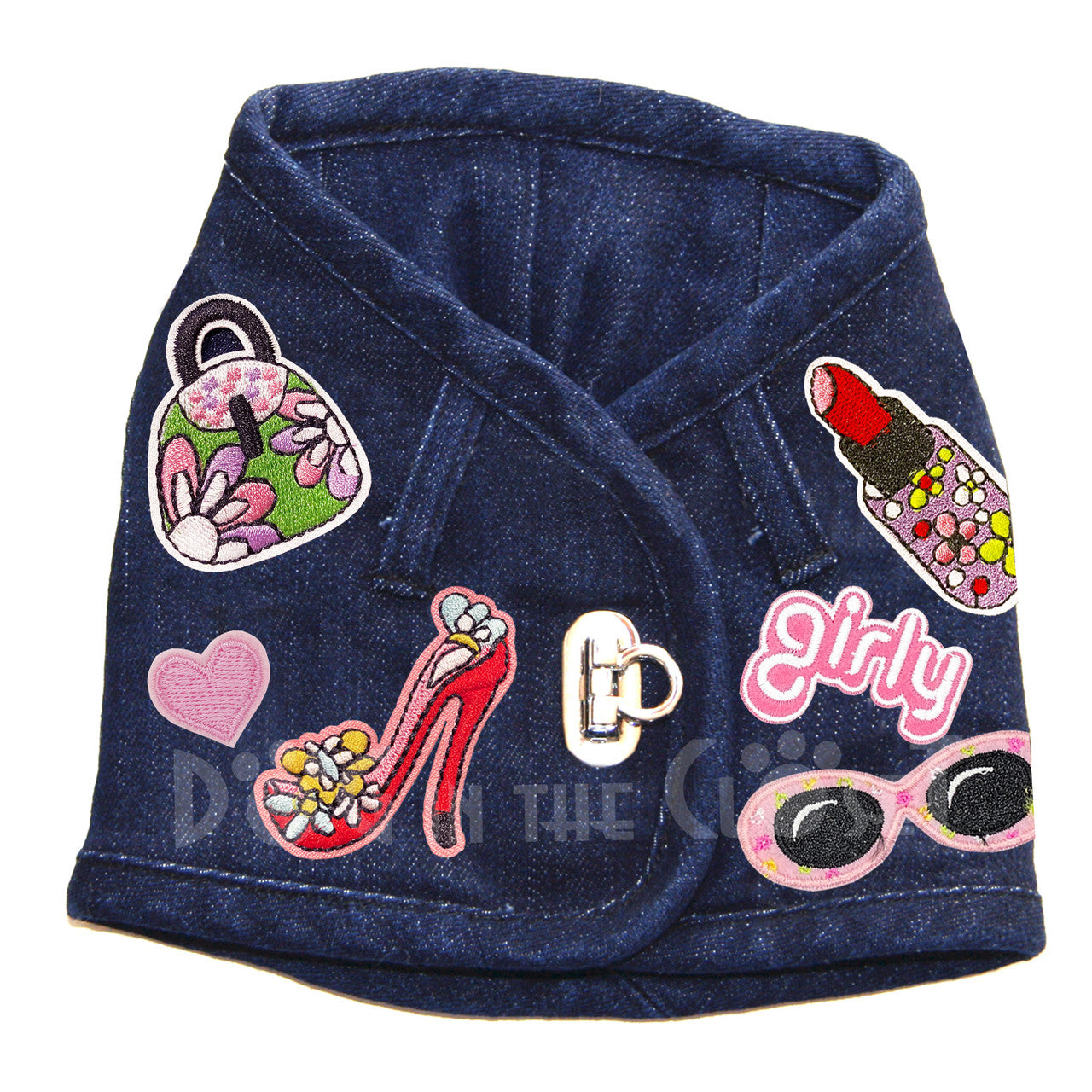 Glamorous Girl Denim Harness Vest