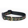 Up Country Horseshoes Cast Brass Dog Collar