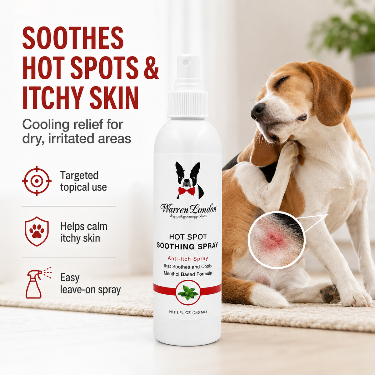 Hot Spot Soothing Spray - Professional Size | HT Animal Supply