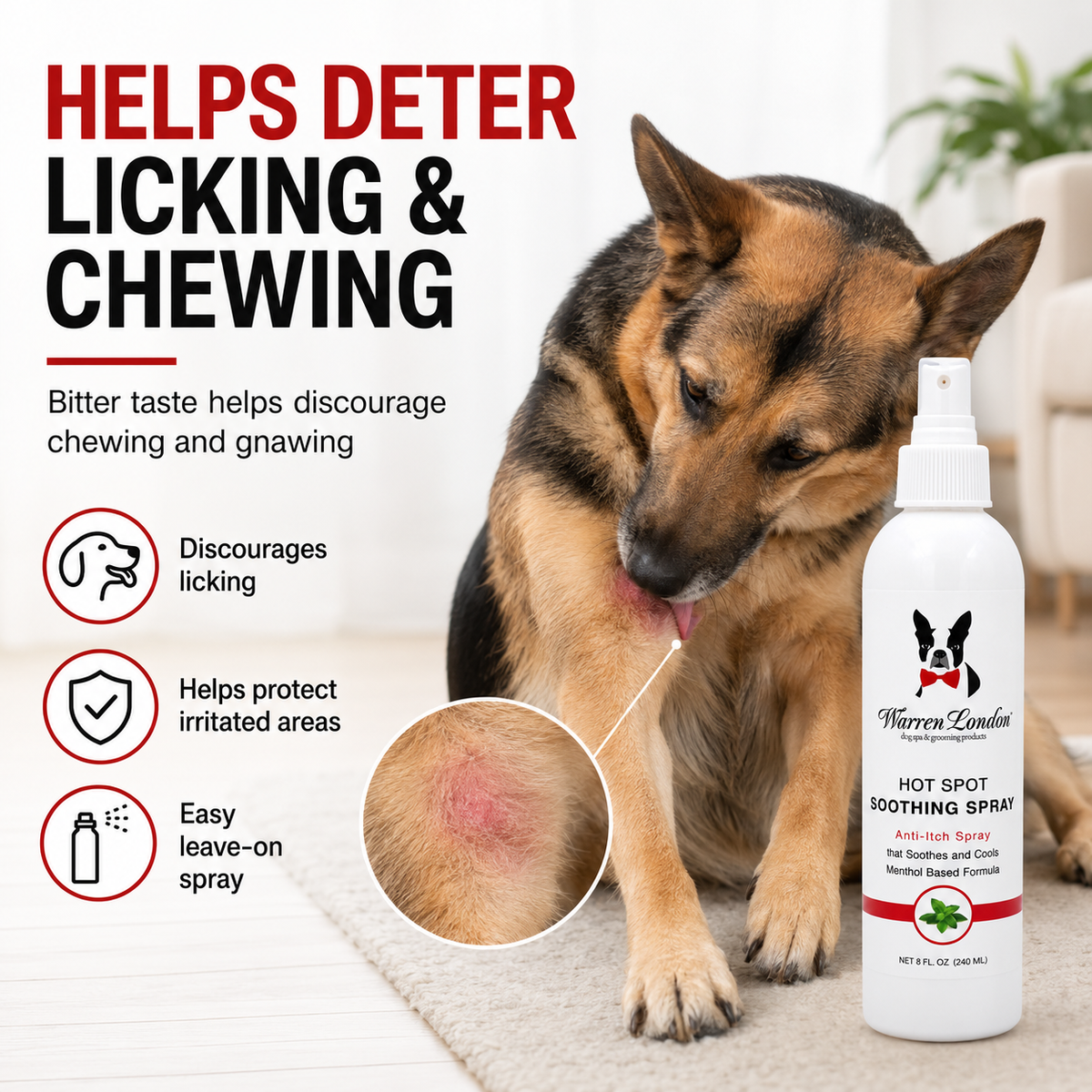 Hot Spot Soothing Spray - Professional Size | HT Animal Supply