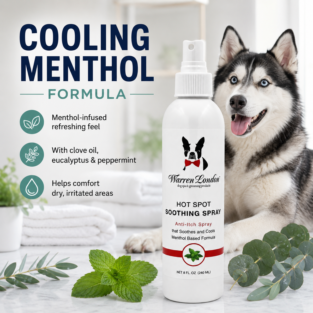 Hot Spot Soothing Spray - Anti Itch Spray That Soothes And Cools | HT Animal Supply