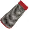 Houndstooth Fleece Lined Coat