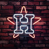 Houston Astros Baseball Logo Real Glass Neon Sign