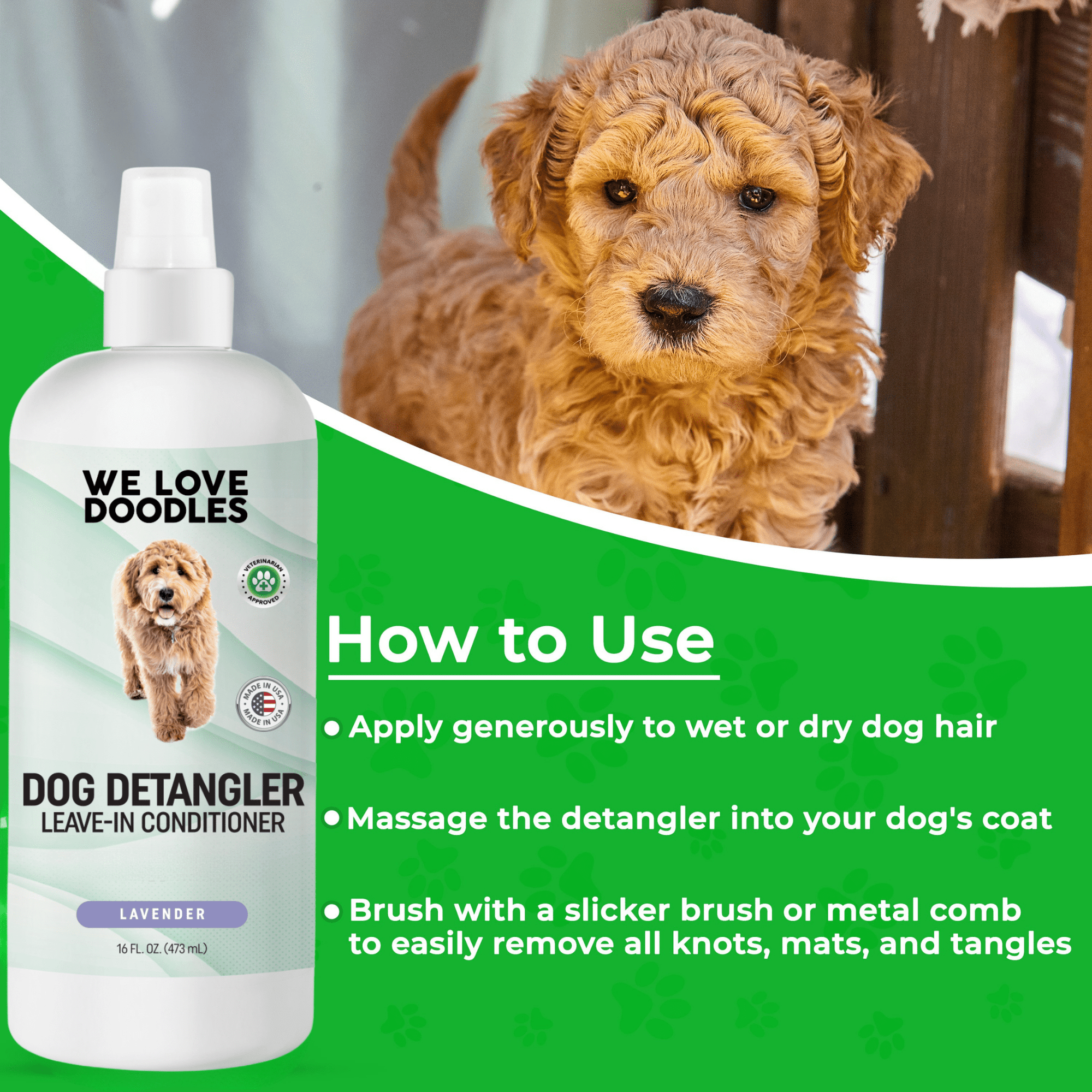 Pin Brush & Lavender Detangler Bundle