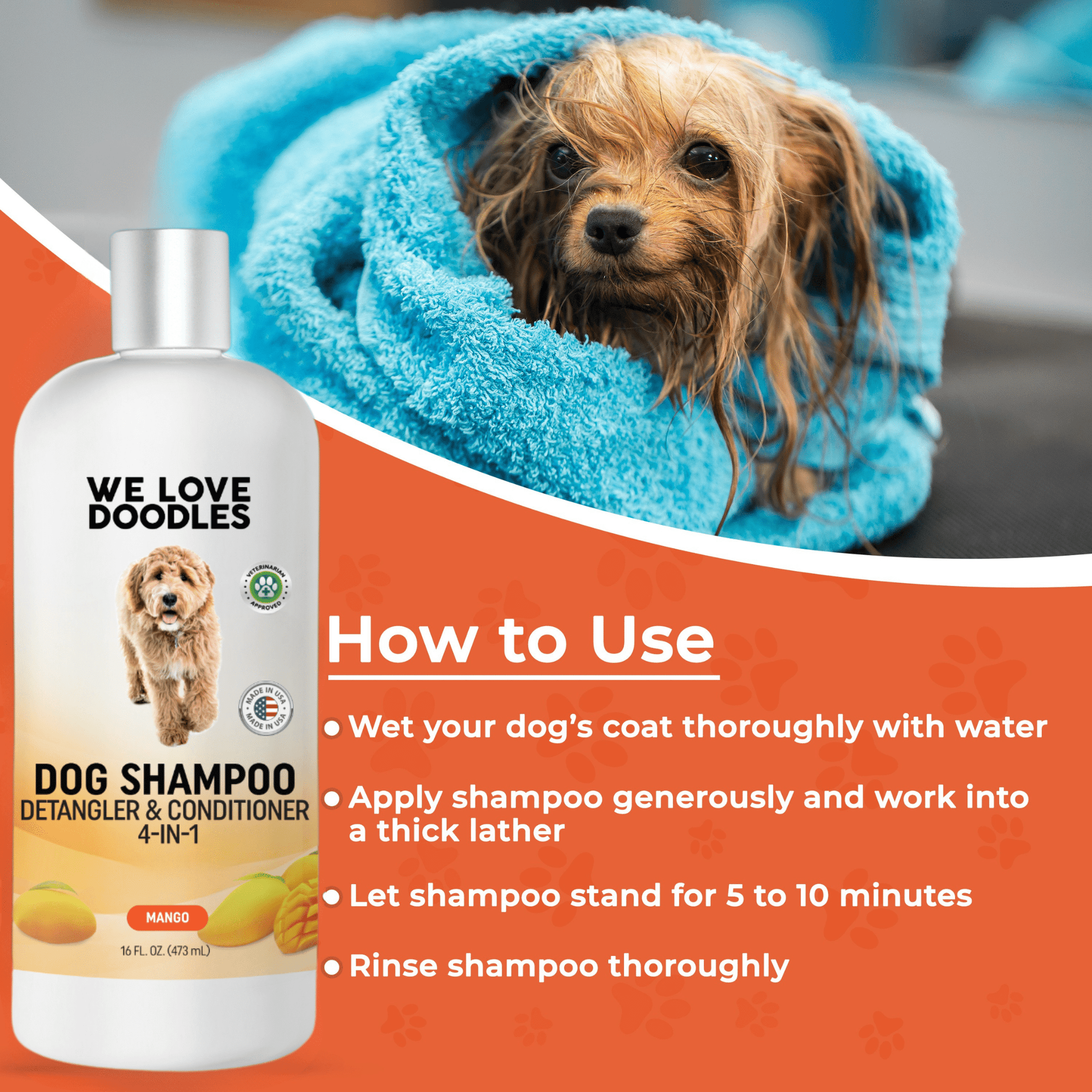 Dog Shampoo (Mango Scent)