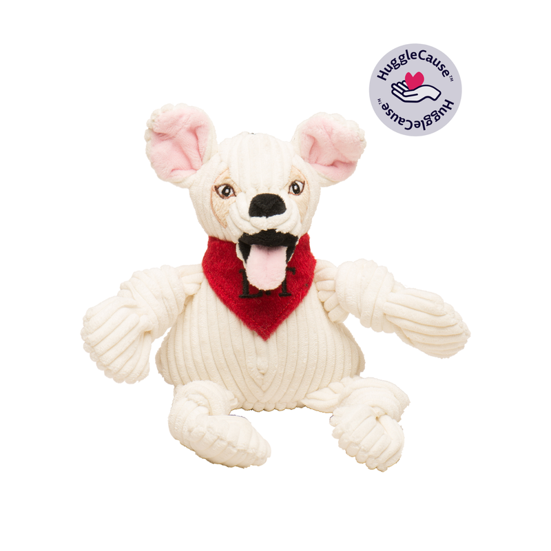 HuggleCauseTM, Living Free Animal Sanctuary, Little Tyke (L.T.) Knottie Plush Dog Toy, Small