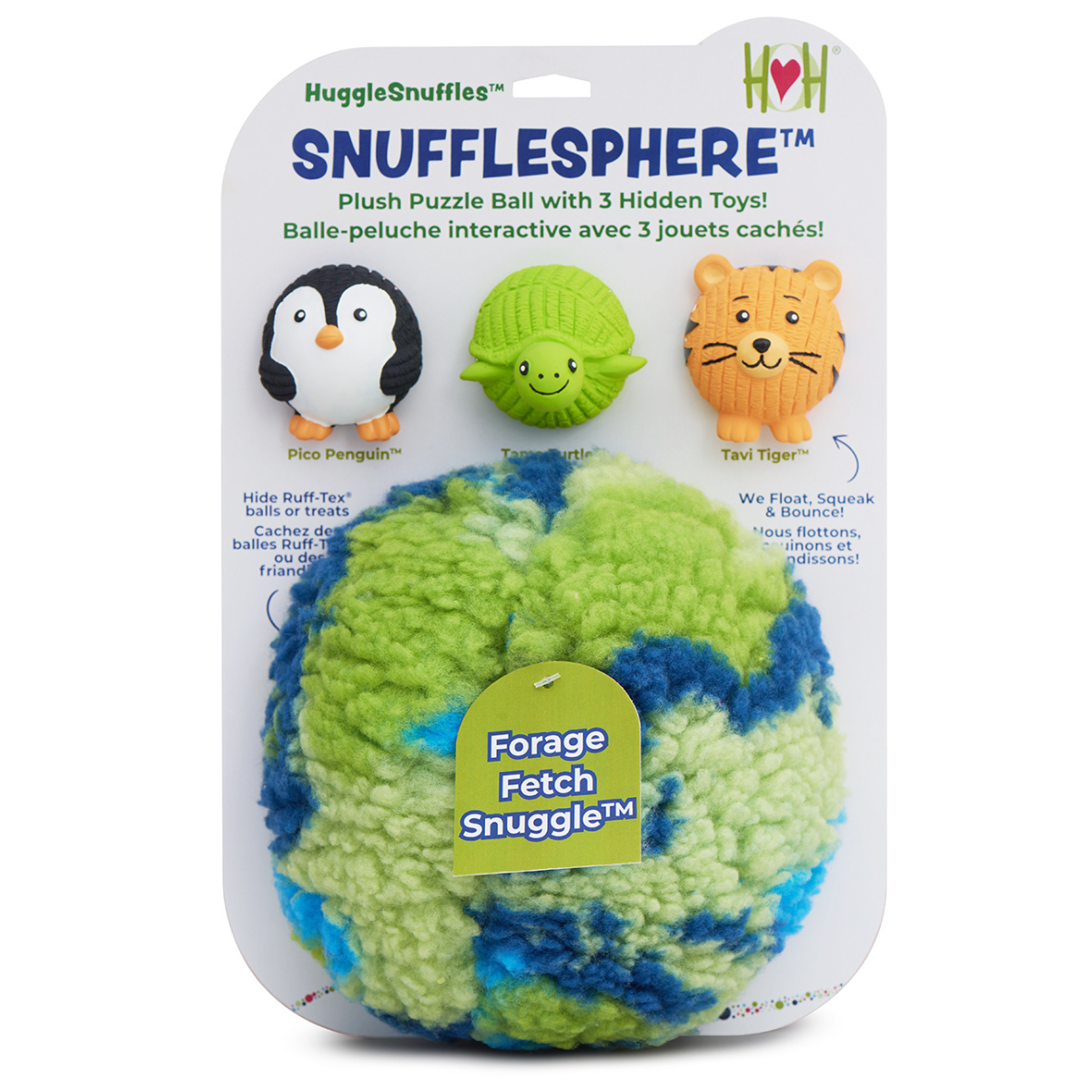 HuggleSnufflesTM SnuffleSphereTM Puzzle Ball
