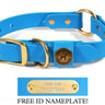 Hunting Dog Center Ring Collar - Sky Blue