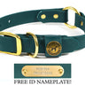 Hunting Dog Center Ring Collar - Woodland Green