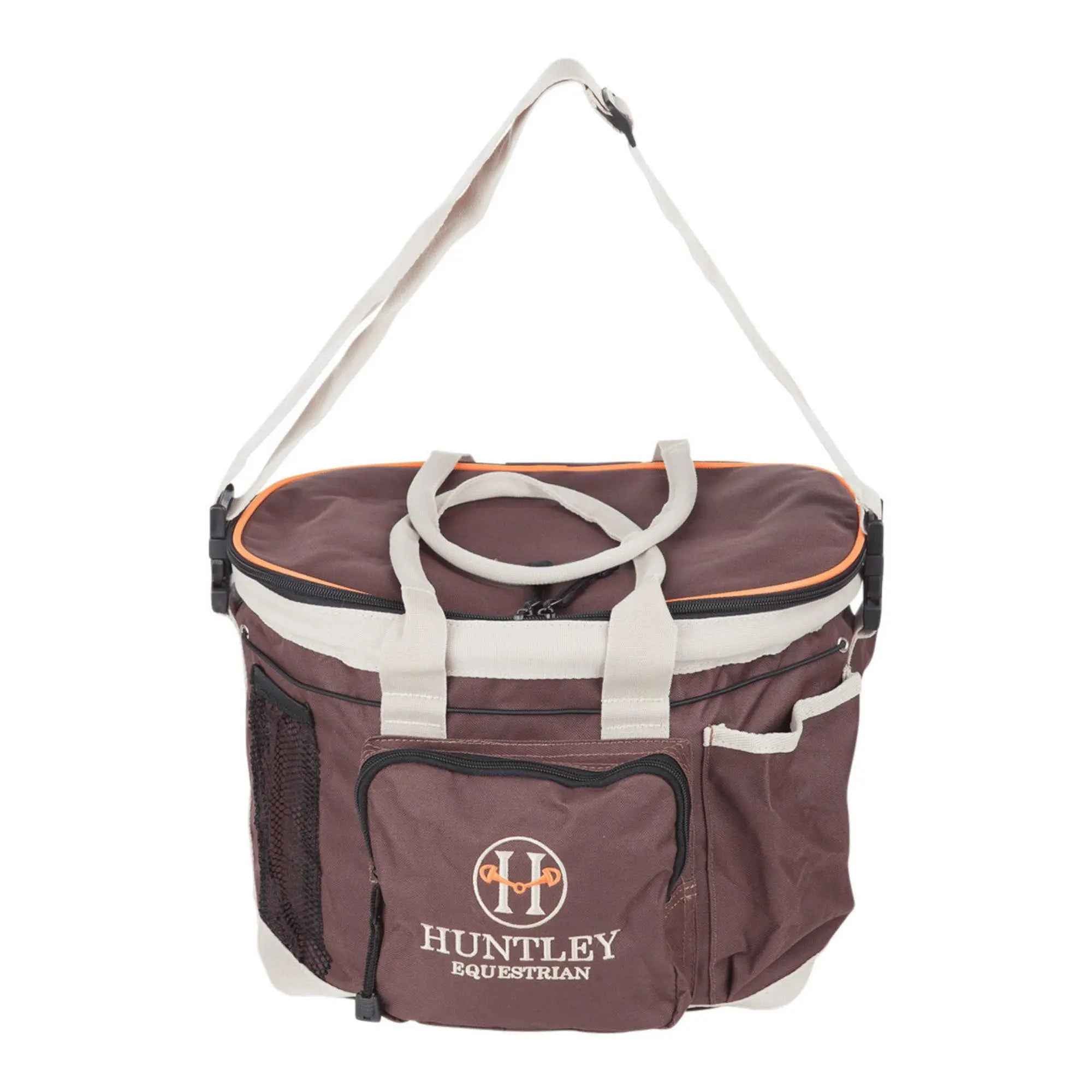 Huntley Equestrian Brown Deluxe Grooming Bag