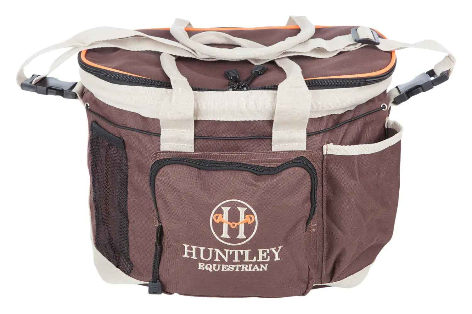Huntley Equestrian Brown Deluxe Grooming Bag