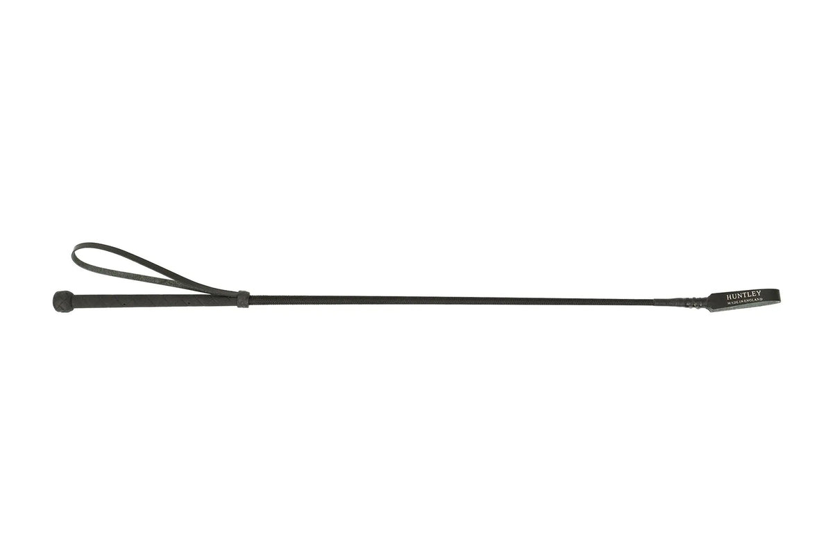 Huntley Equestrian English Riding Crop with Handle, 26" Inches, Black | HT Animal Supply