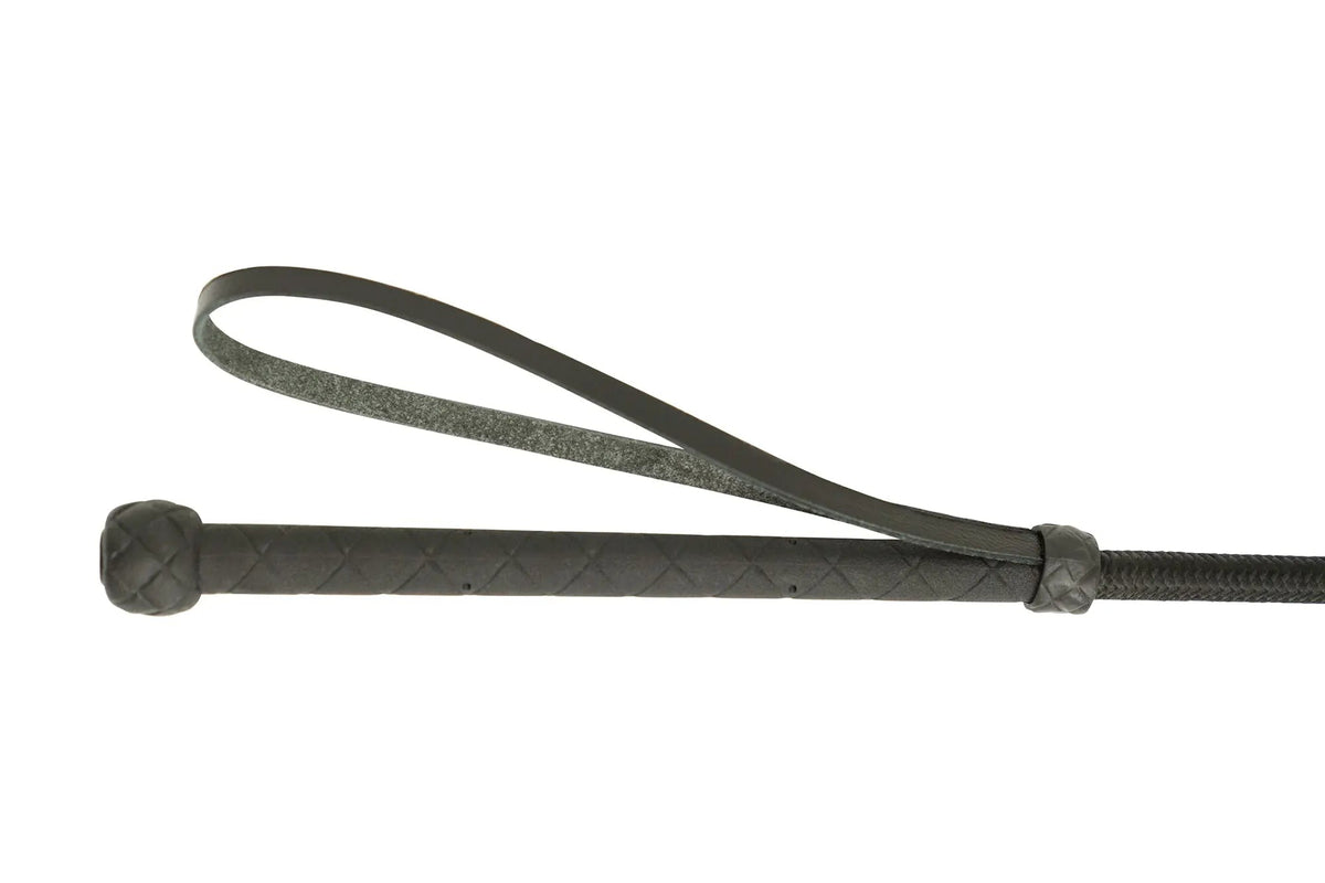 Huntley Equestrian English Riding Crop with Handle, 26" Inches, Black | HT Animal Supply
