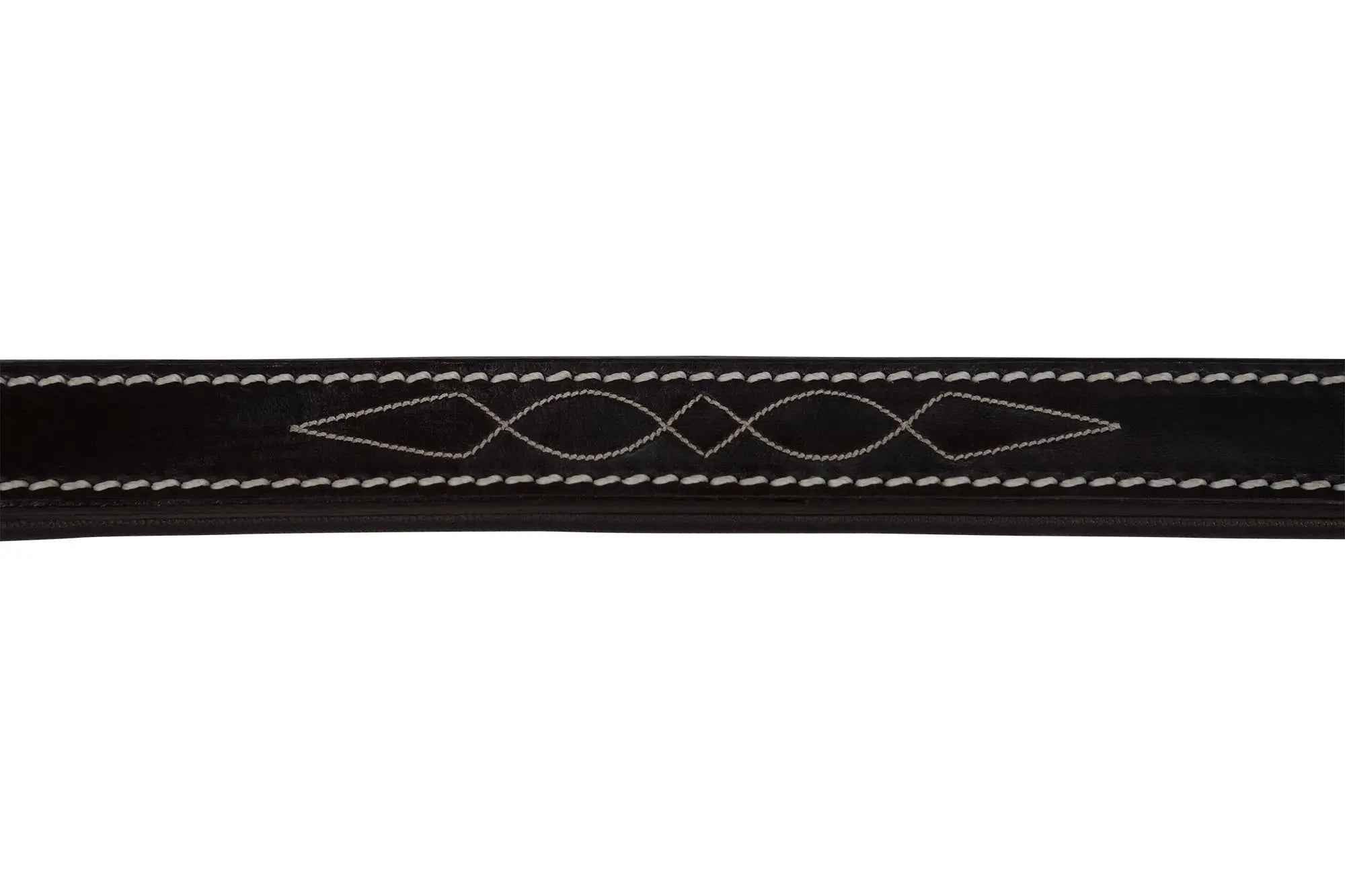 Huntley Equestrian Fancy Stitched Leather Halter Replacement Crown Piece