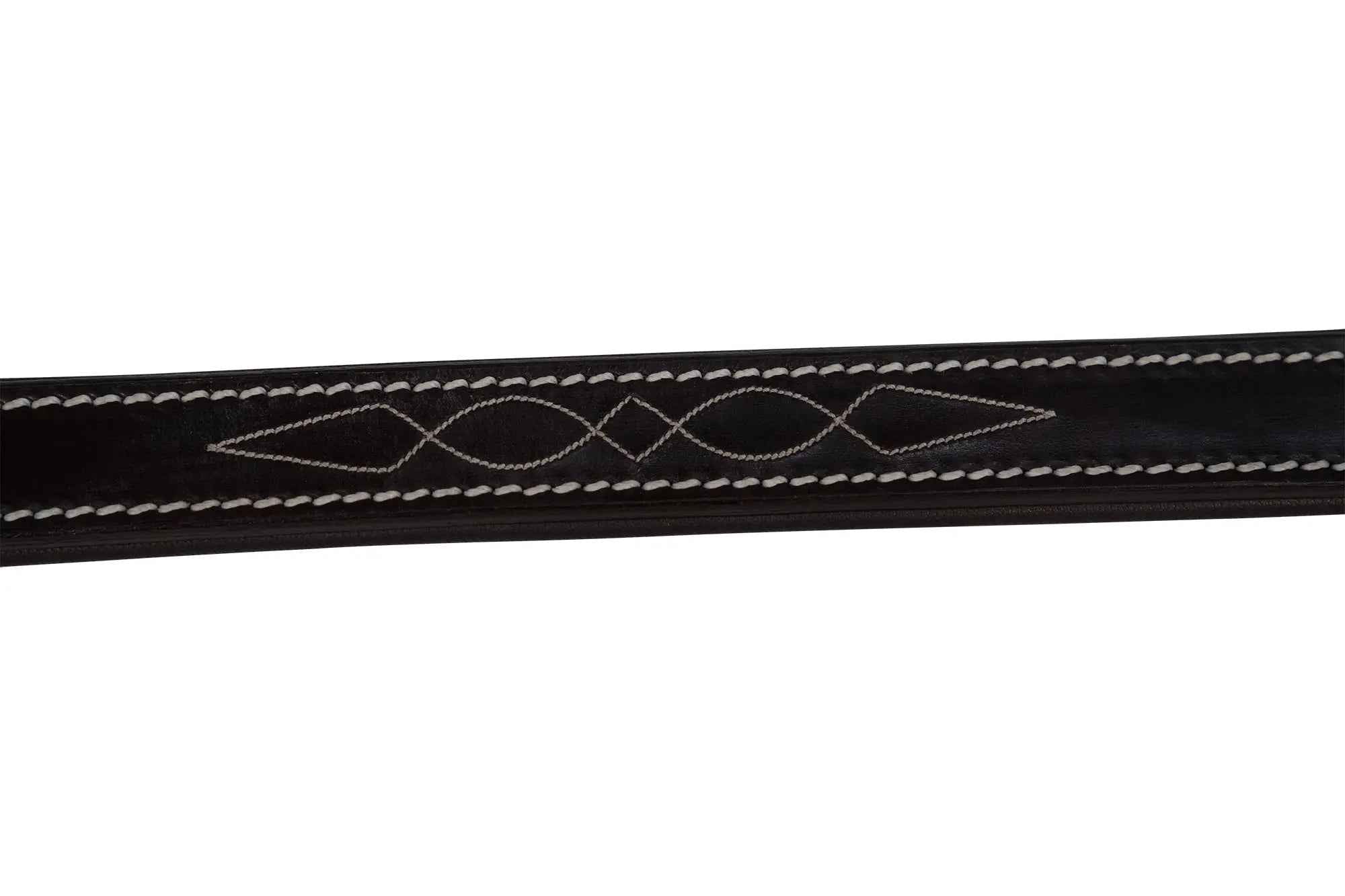 Huntley Equestrian Fancy Stitched Leather Halter Replacement Crown Piece