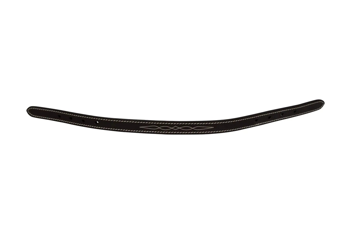 Huntley Equestrian Fancy Stitched Leather Pony Halter Replacement Crown | HT Animal Supply