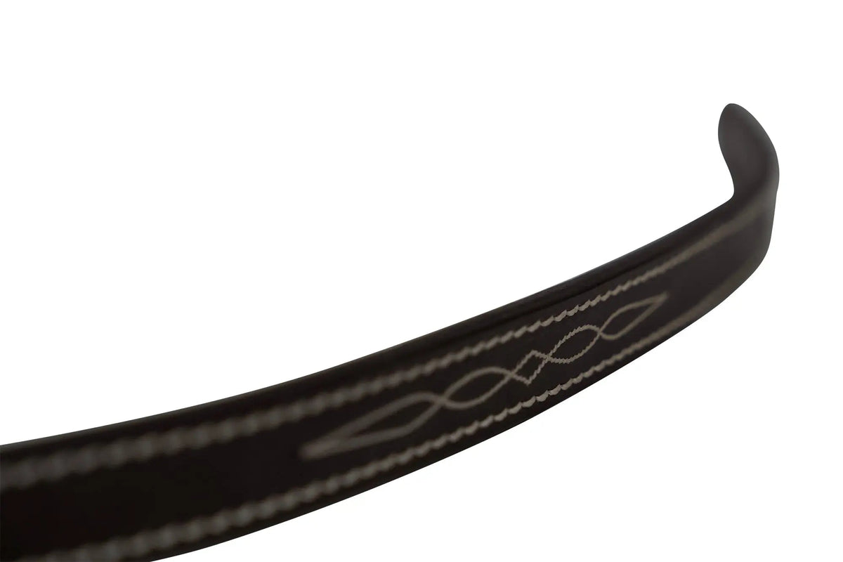 Huntley Equestrian Fancy Stitched Leather Pony Halter Replacement Crown | HT Animal Supply