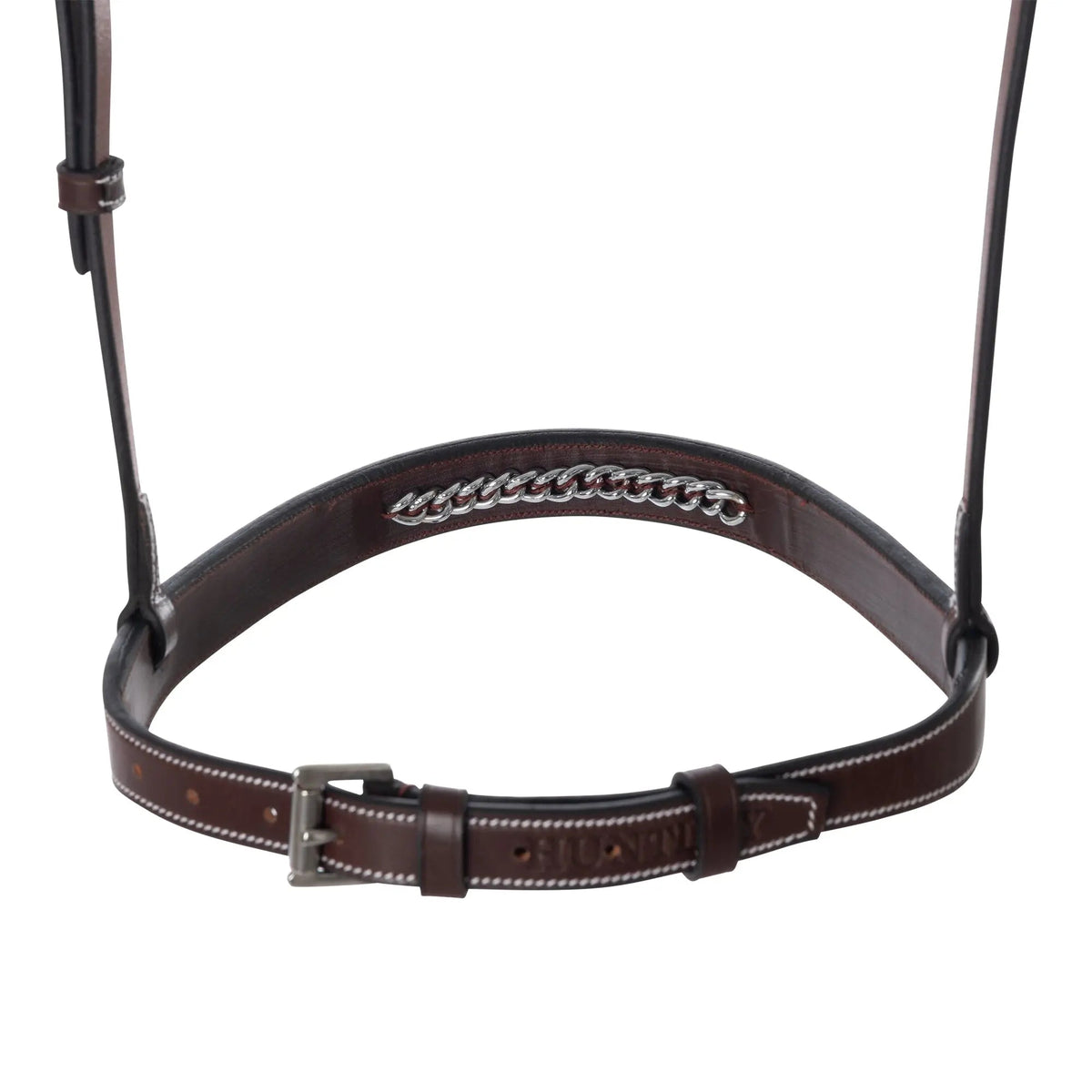 Huntley Equestrian Fancy Stitched Raised Chain Noseband | HT Animal Supply