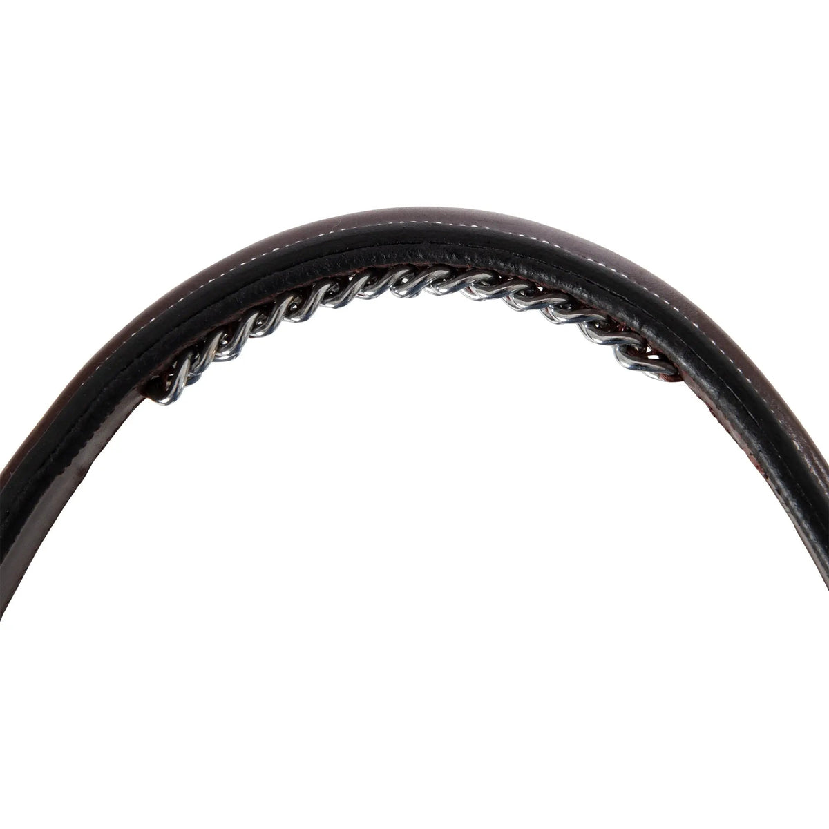 Huntley Equestrian Fancy Stitched Raised Chain Noseband | HT Animal Supply