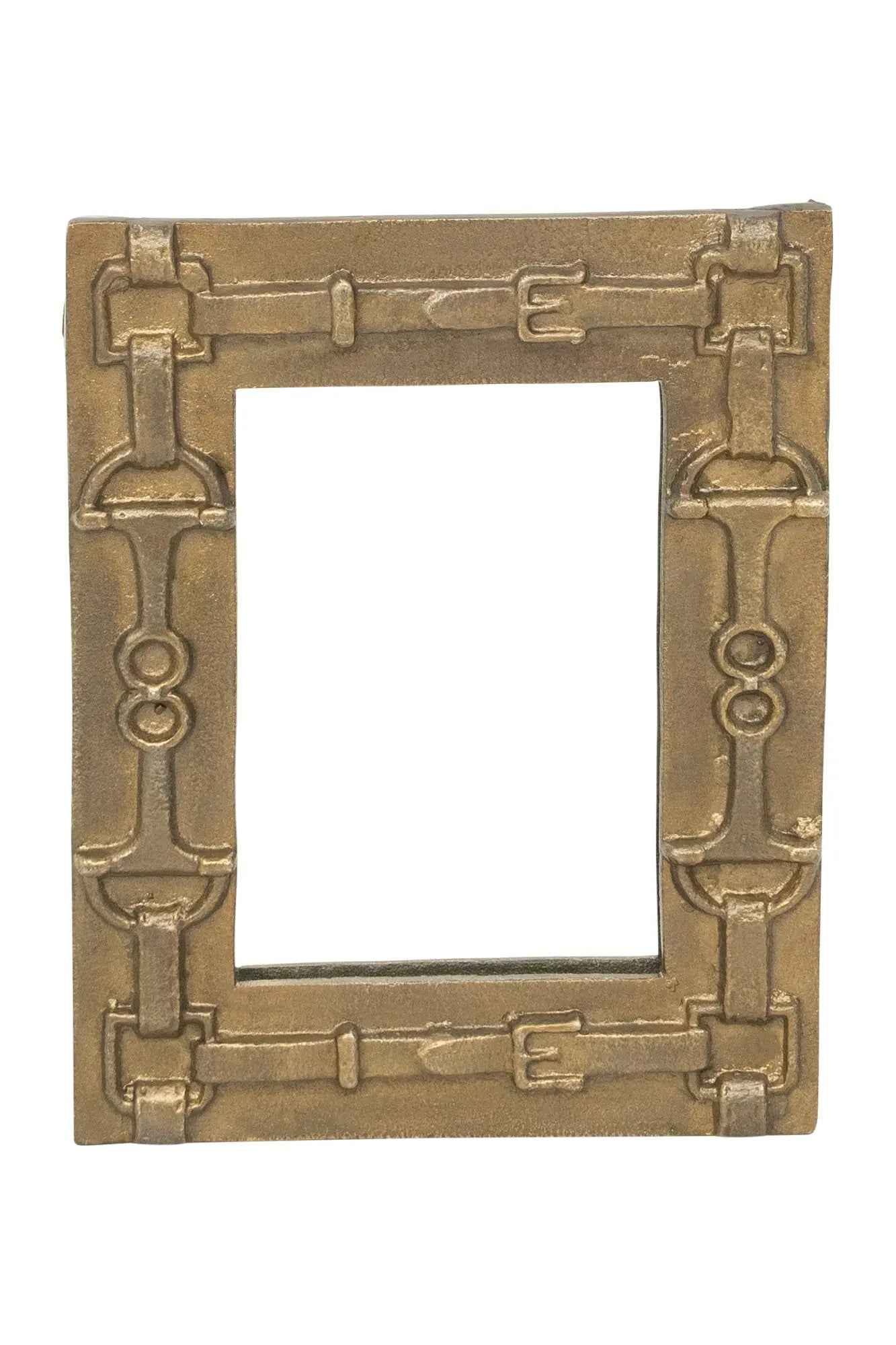 Huntley Equestrian Decorative Bit Rectangle Mirror