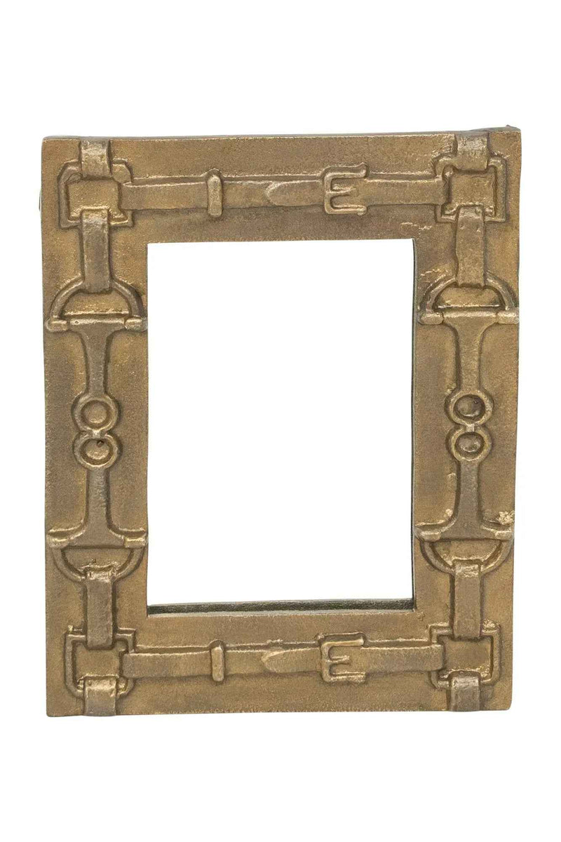 Huntley Equestrian Decorative Bit Rectangle Mirror