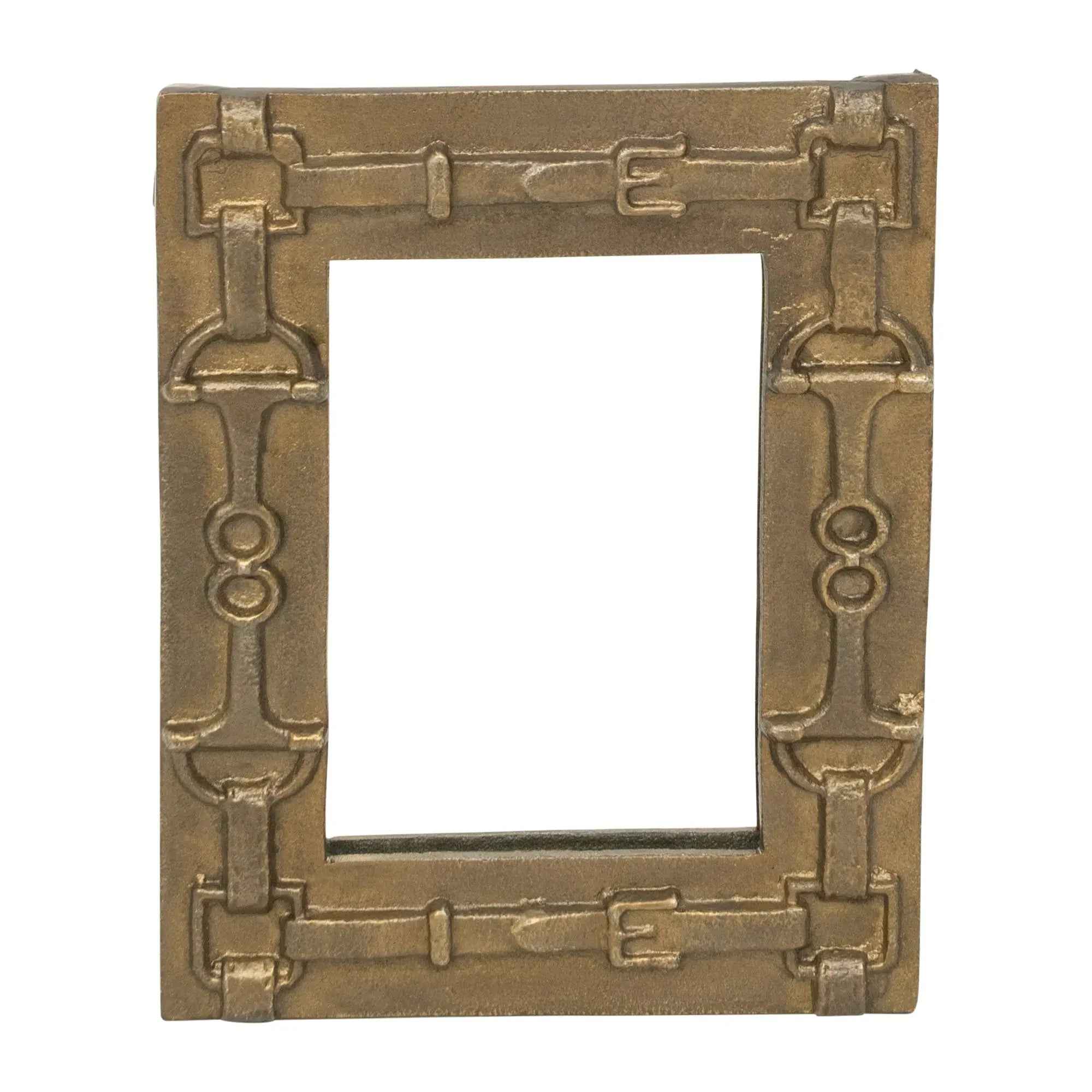 Huntley Equestrian Decorative Bit Rectangle Mirror