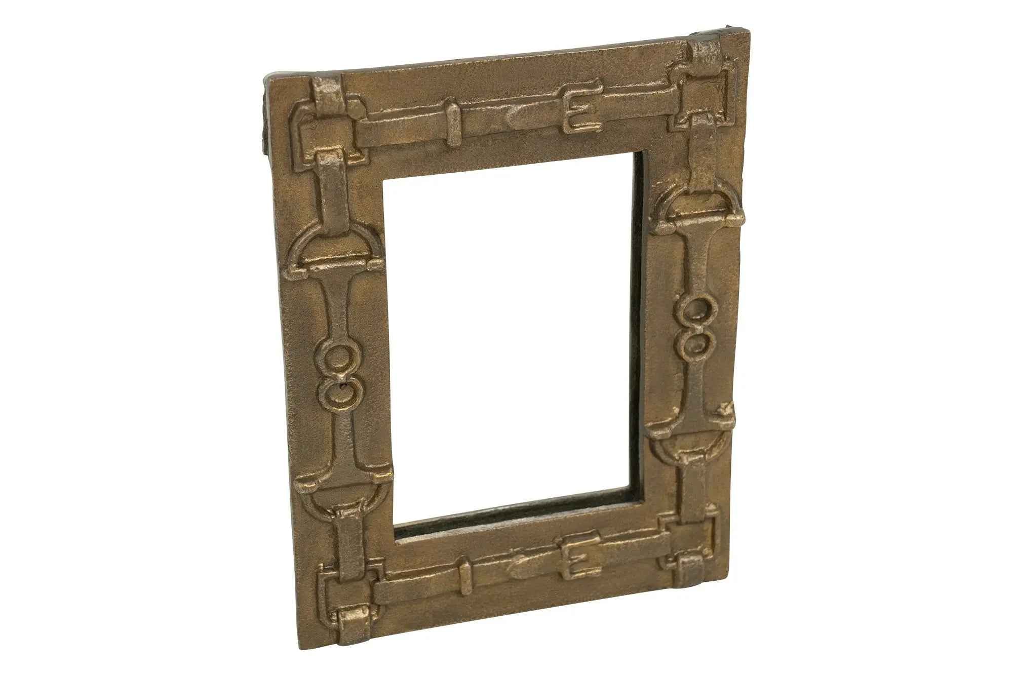 Huntley Equestrian Decorative Bit Rectangle Mirror