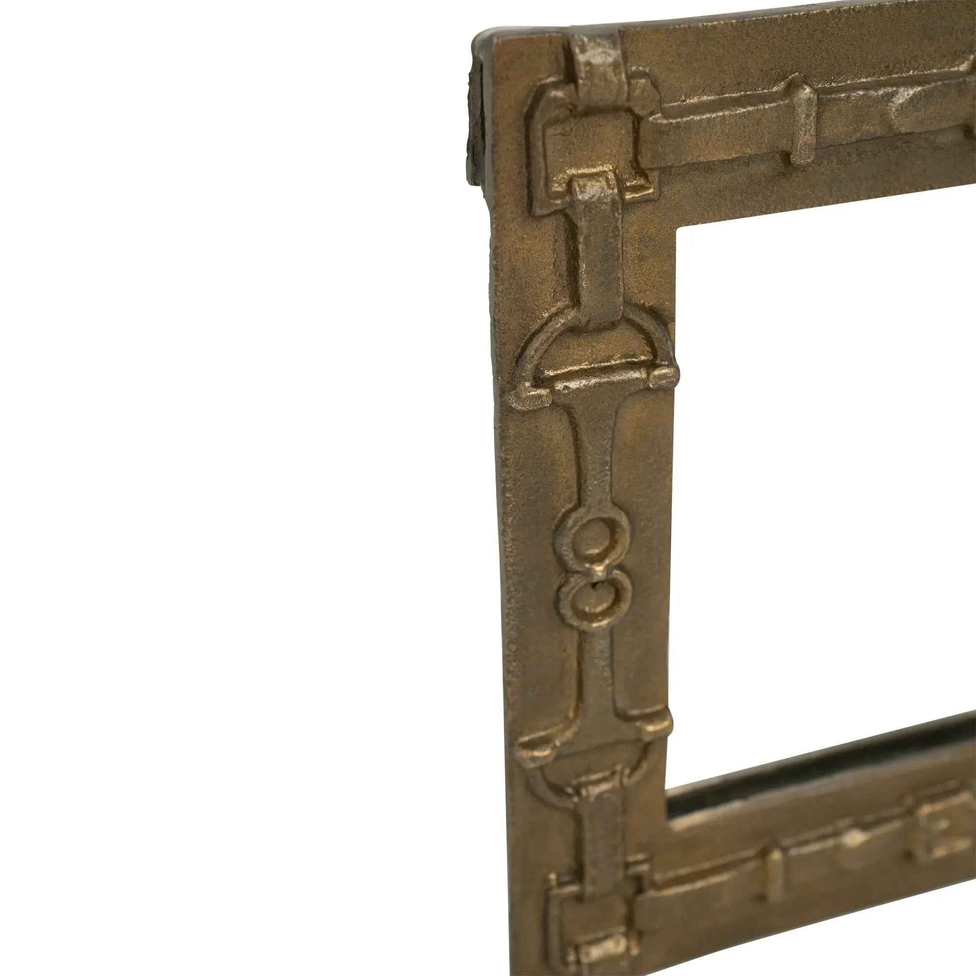 Huntley Equestrian Decorative Bit Rectangle Mirror