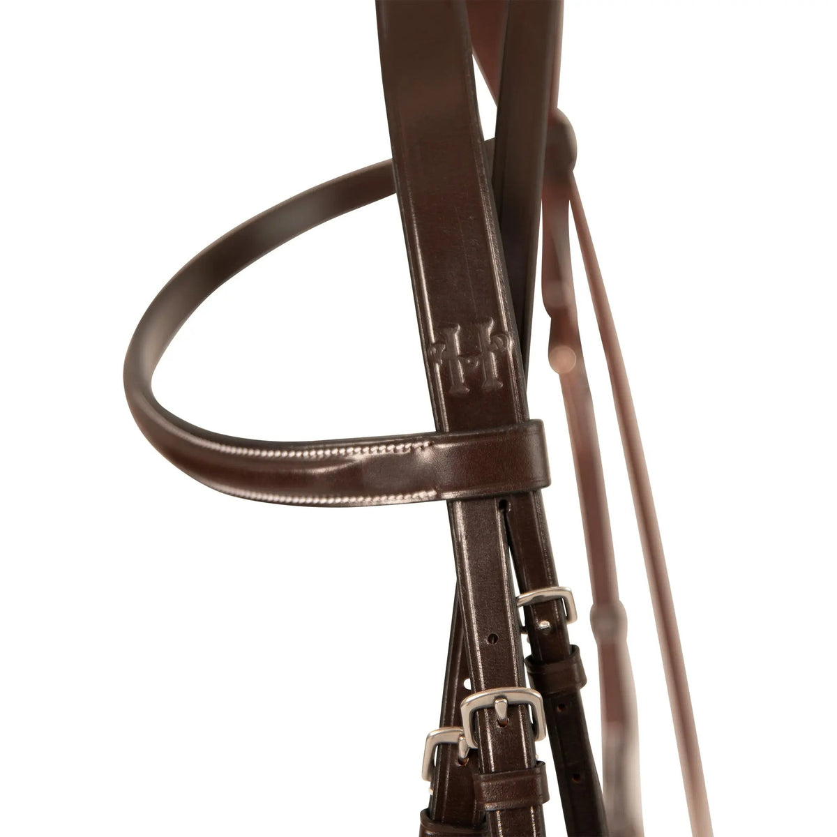 Huntley Equestrian Sedgwick Fancy Stitched Bridle with Cheek Clips and Reins | HT Animal Supply