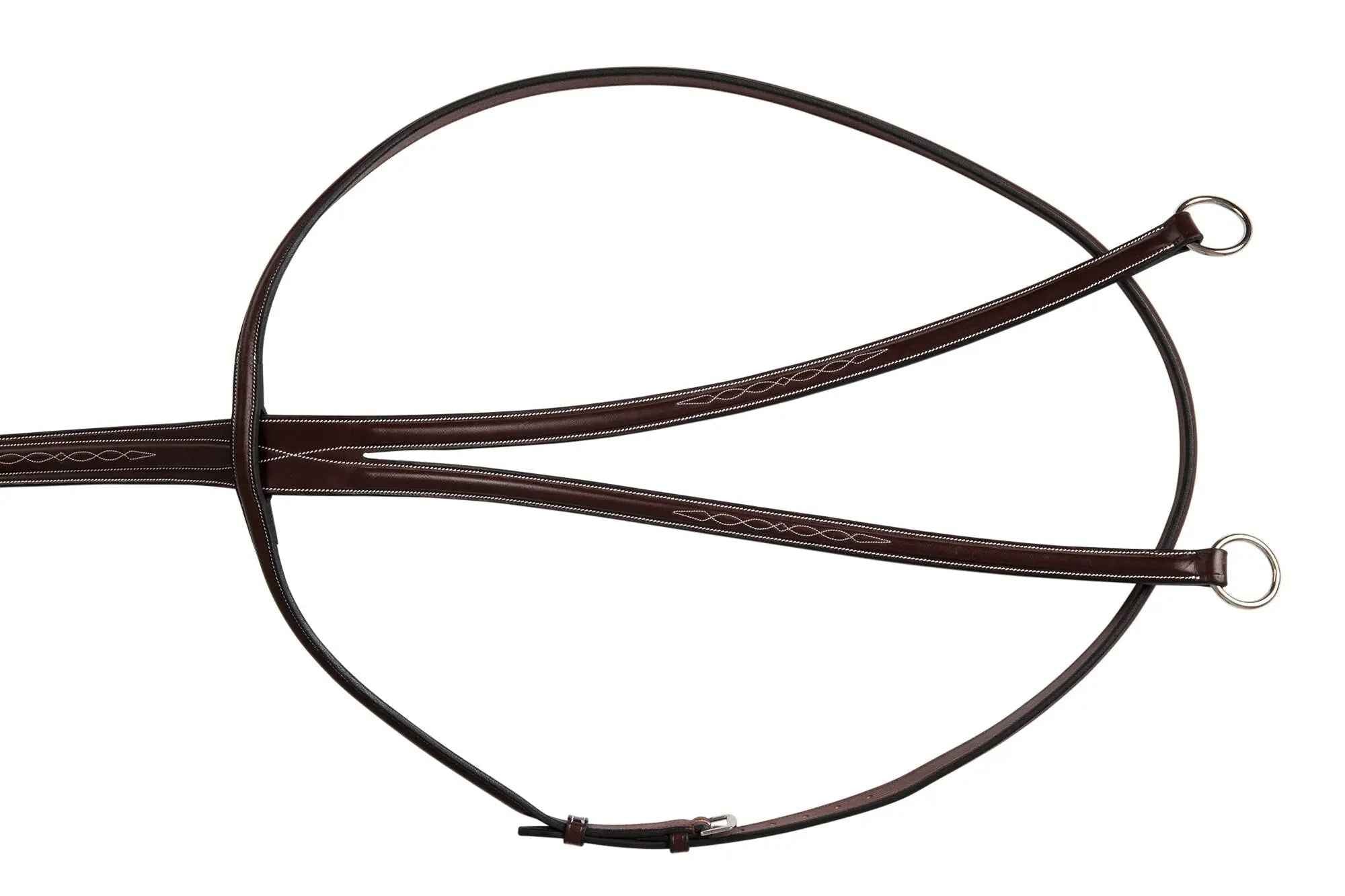 Huntley Equestrian Sedgwick Fancy Stitched Running Martingale, Full Size