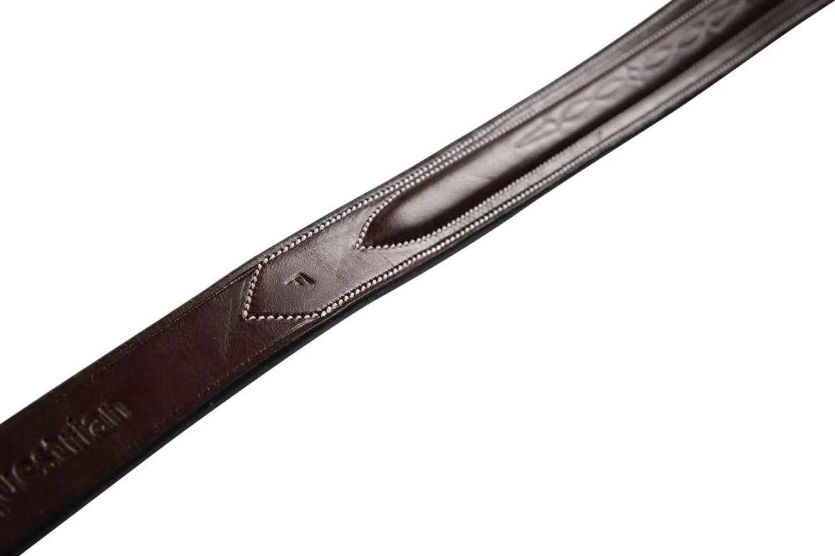 Huntley Equestrian Sedgwick Fancy Stitched Running Martingale, Full Size