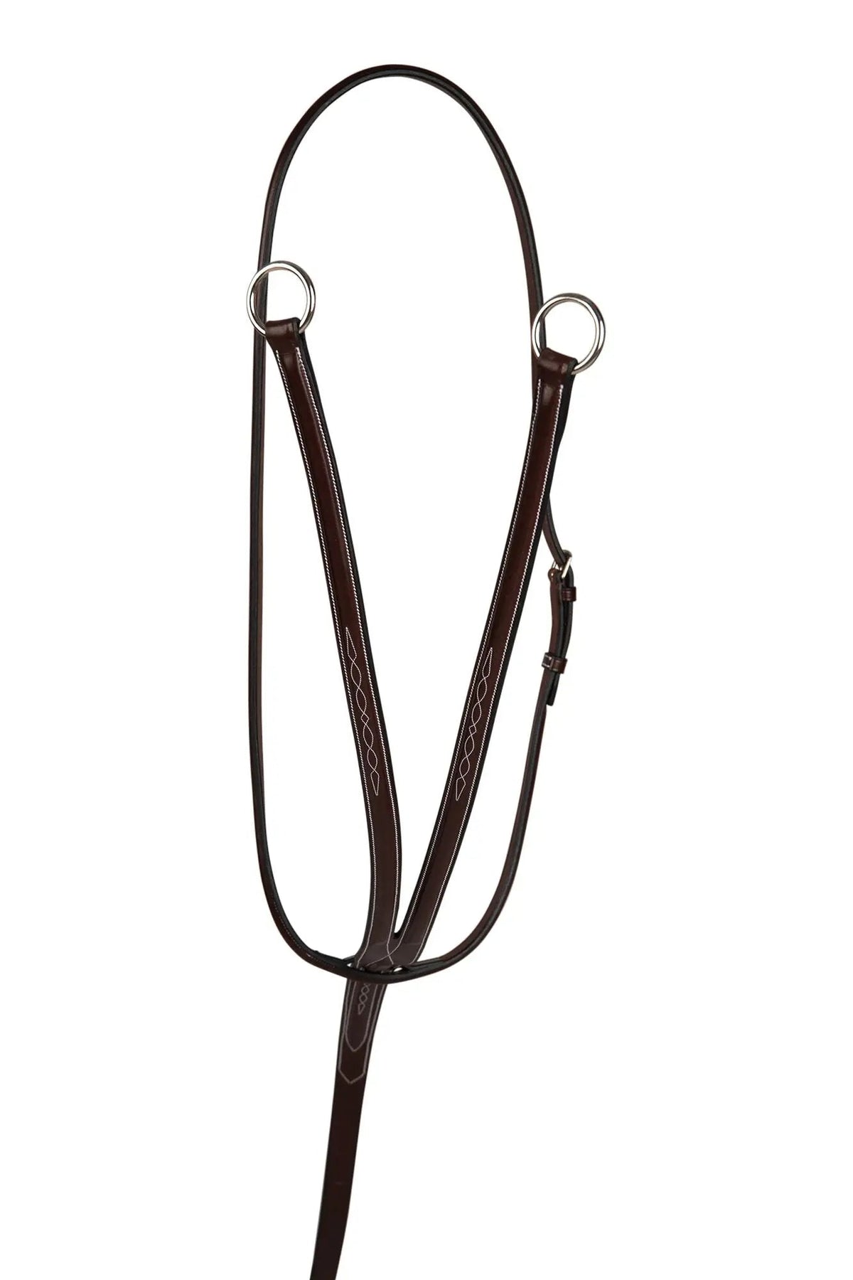 Huntley Equestrian Sedgwick Fancy Stitched Running Martingale, Full Size | HT Animal Supply