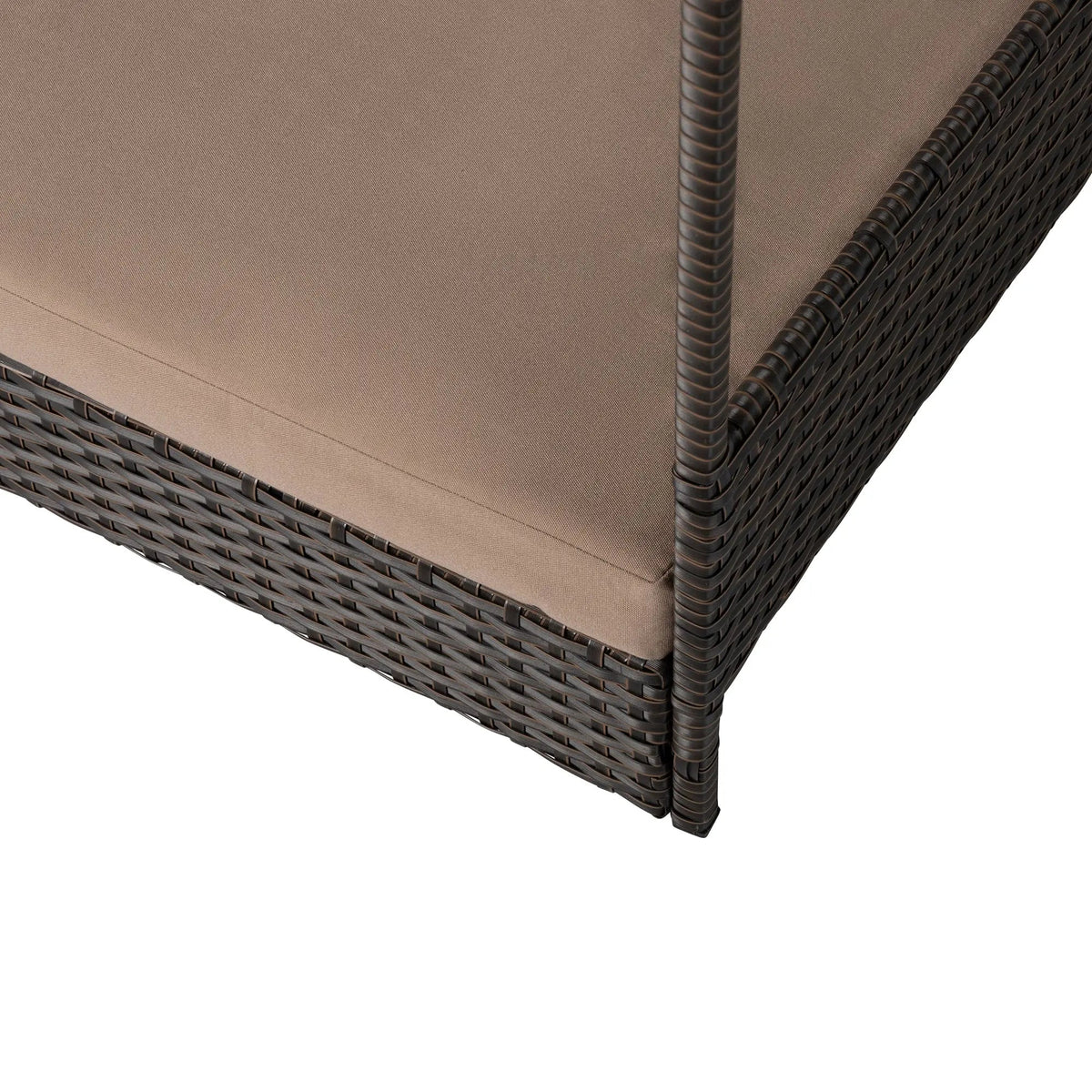 Huntley Pet Rattan Wicker Indoor Outdoor Cabana Raised Pet Bed | HT Animal Supply