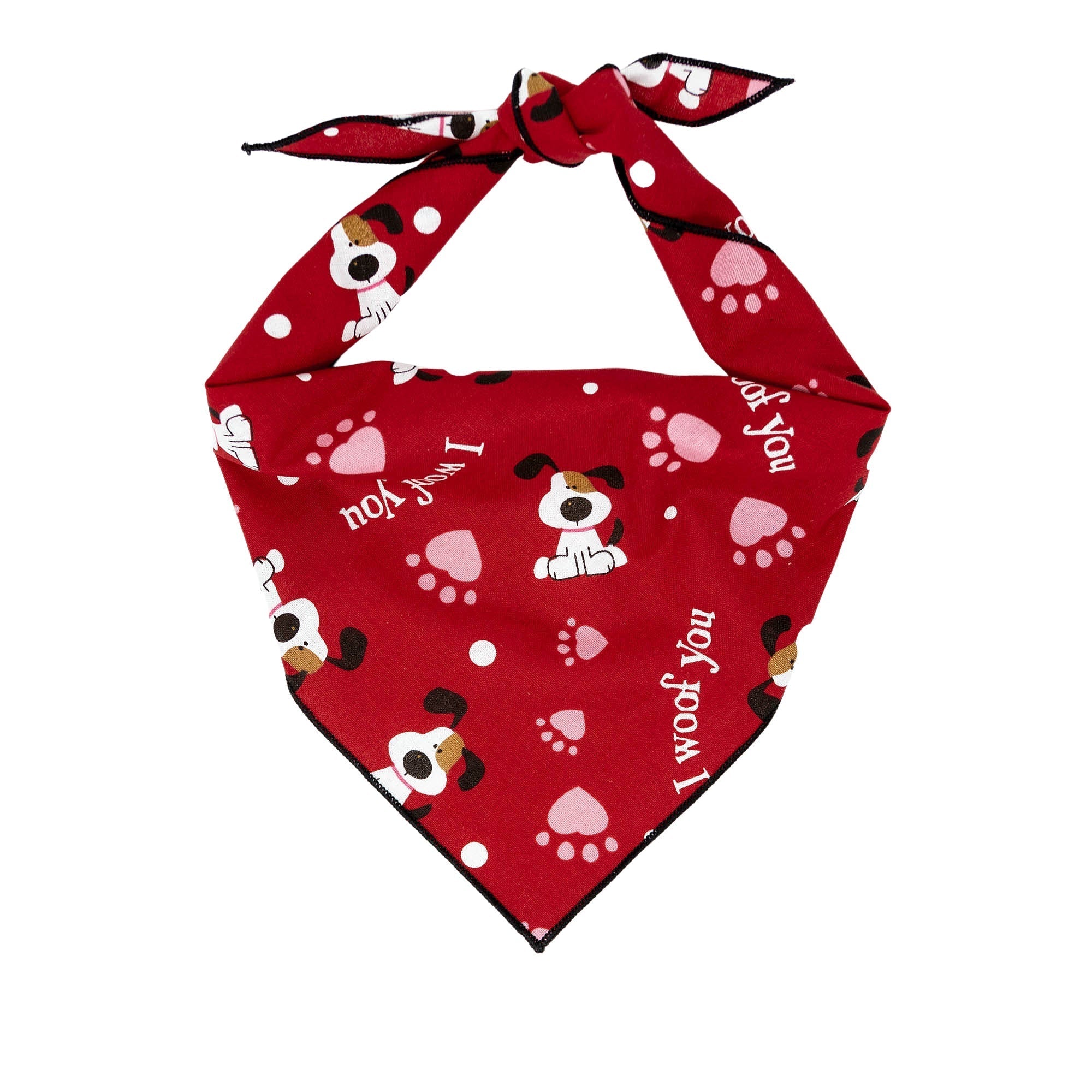 I Woof You Valentine Bandana